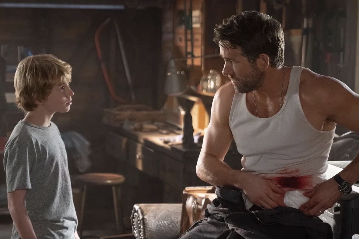 Walker Scobell y Ryan Raynols en una escena de "El proyecto Adam" (2022).