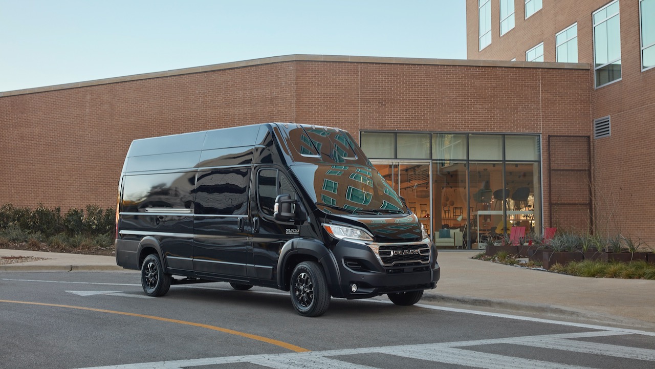 ram promaster 2023 super high roof front 3 4