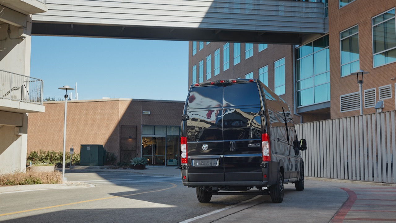 ram promaster 2023 super high roof rear 3 4