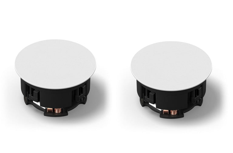 Paquete de 2 bocinas de techo Sonos.