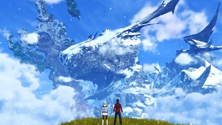Revelación de un titán en Xenoblade Chronicles 3.