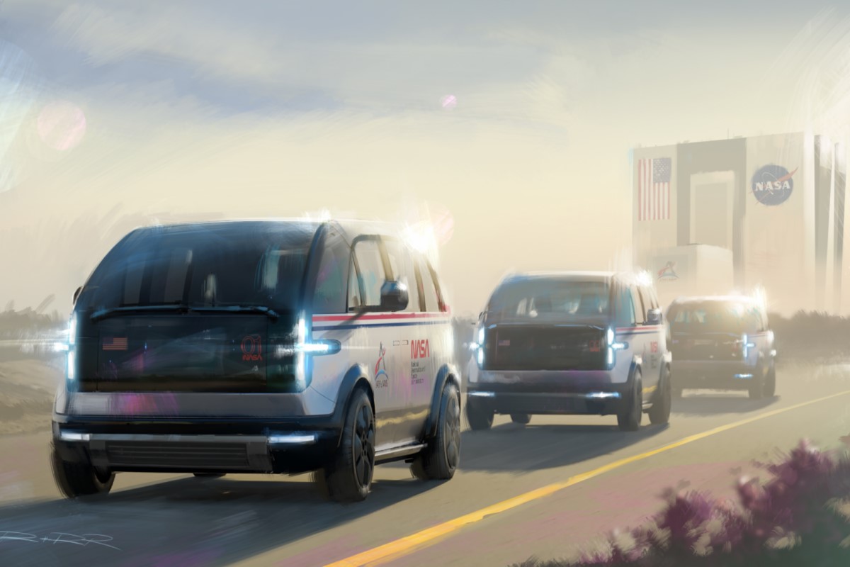 Canoo provee van eléctrica al programa Artemis de la NASA