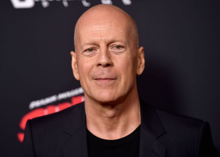 El actor Bruce Willis en la presentación de una de sus películas.