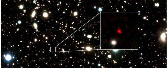 astronomos identifican la galaxia mas lejana jamas descubierta hd1 high redshift galaxy 1024