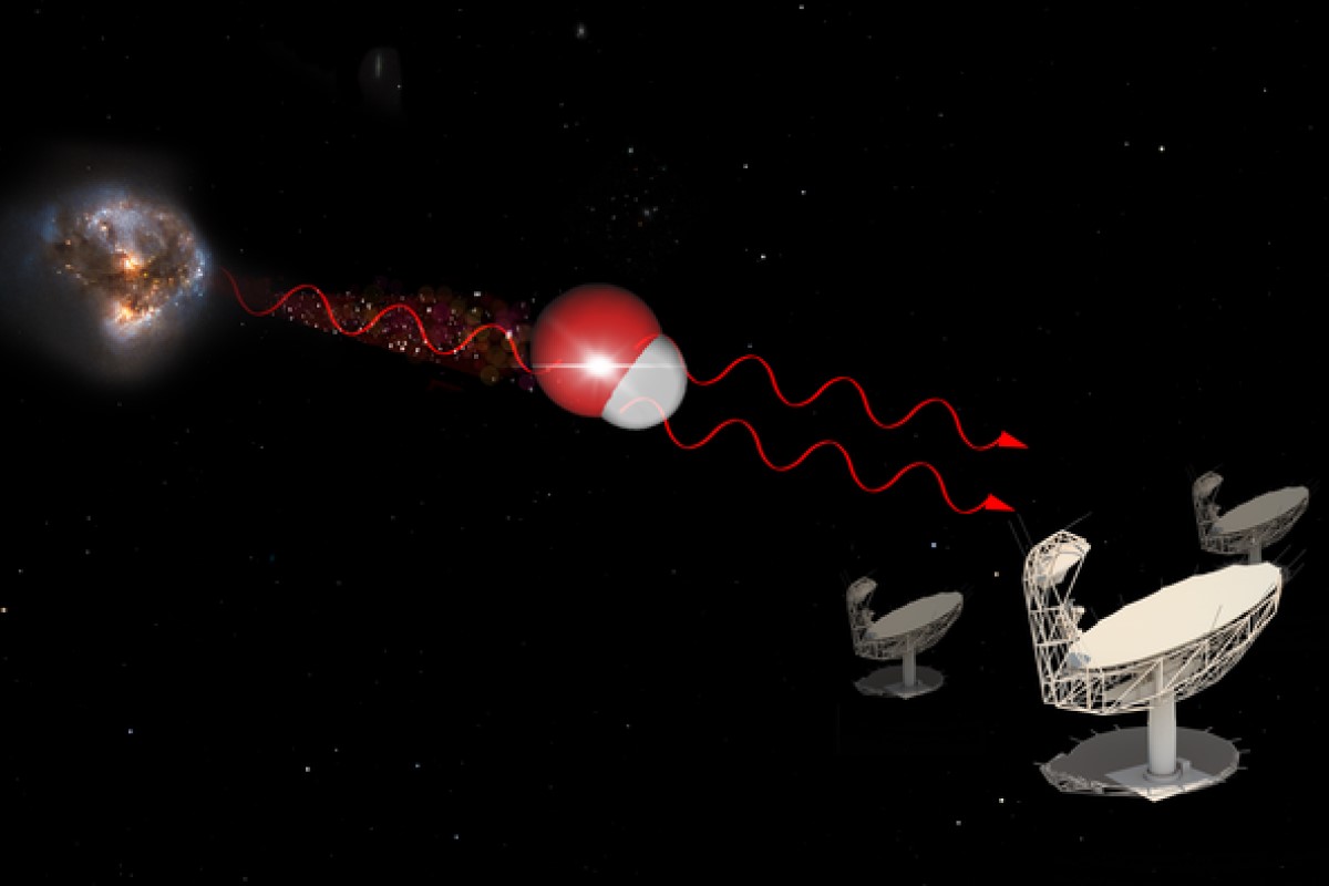 Captan láser originado a millones de años luz de la Tierra