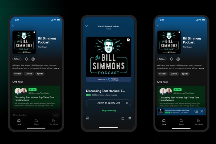 Spotify Live llega con podcasts en vivo y mucha interacción