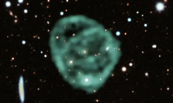 anillo circular galaxia vecina gran nube de magallanes