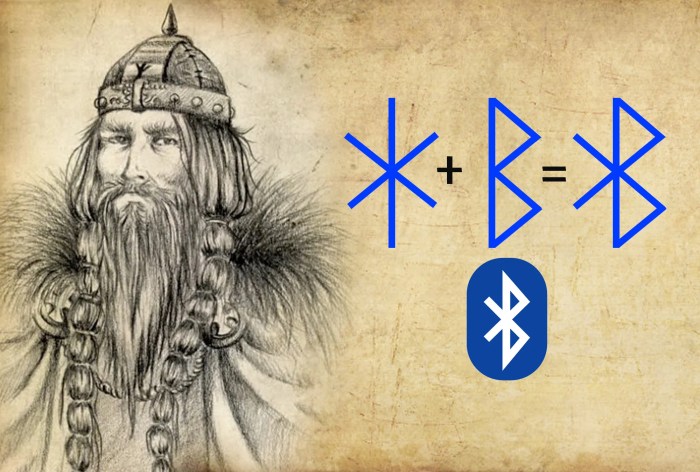 rey vikingo inspiro creacion bluetooth harald