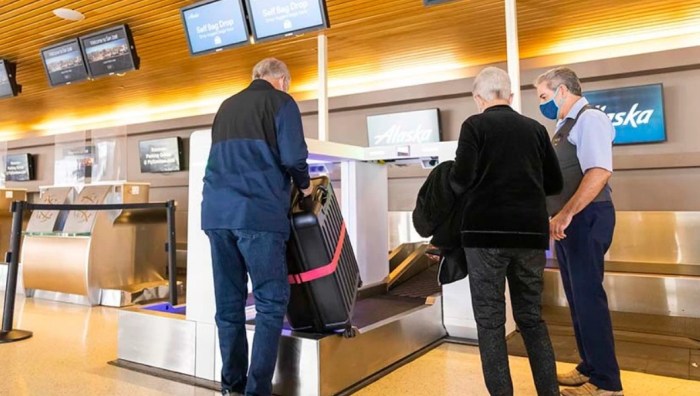alaska airlines etiquetas equipaje digitales