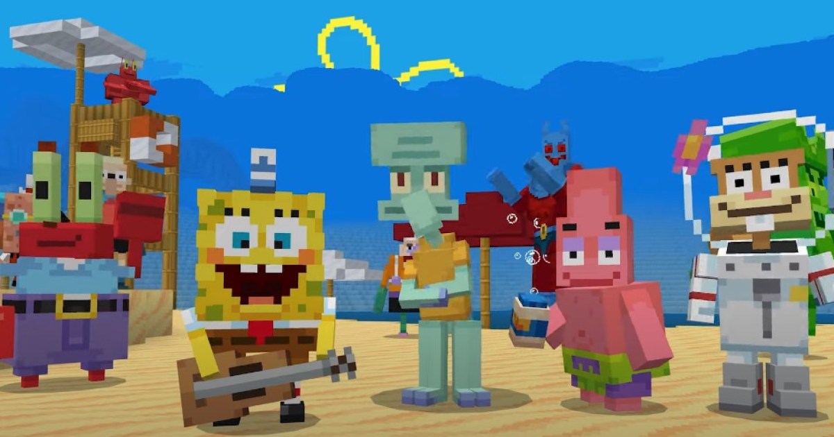 Bob Esponja llega a Minecraft en un nuevo paquete DLC | Digital Trends  Español