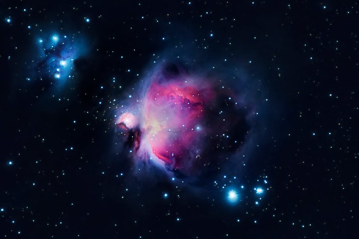 telescopio espacial hubble foto fusion galaxias orion nebula  m42 messier 42