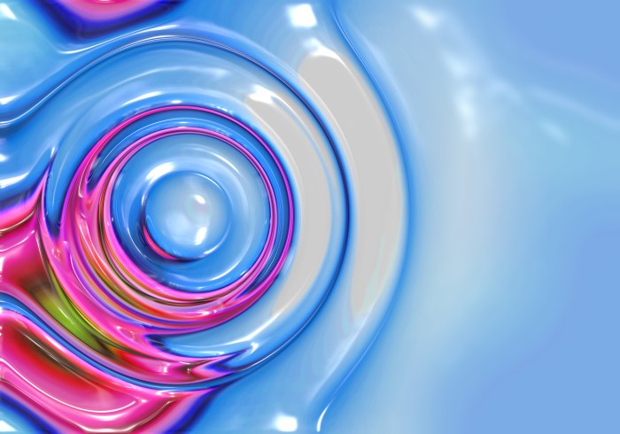plastico supramolecular regenera abstract blue swirl fluid radial wave background  curve morphing shape