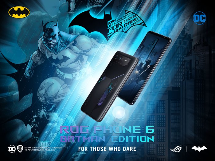 asus rog phone 6 batman republic of gamers  warner bros consumer products and dc announce exclusive edition 1