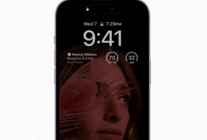 apple cambio pantalla siempre encendida iphone 14 pro
