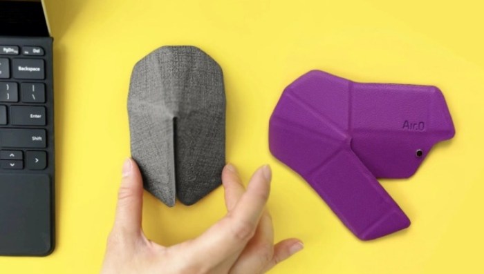 mouse inspirado en origami air0 air 0