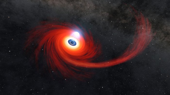 nasa captura inusual cercana agujero negro devorando estrella pia25440 1041