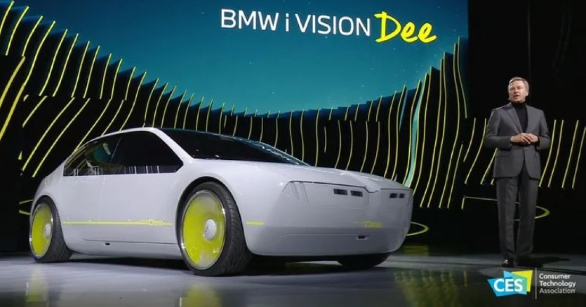 BMW i Vision Dee: el espectacular concepto presentado en CES 2023