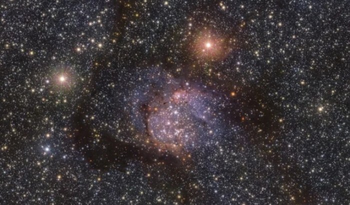 nubes de polvo formacion estrellas nebulosa captada observatorio paranal