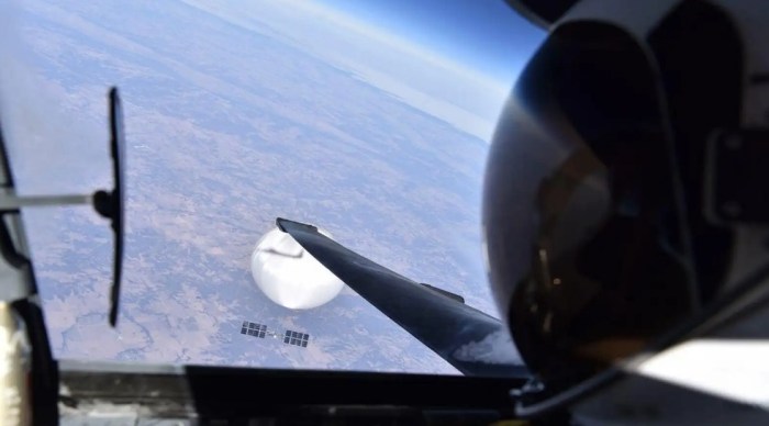 pentagono confirmo foto piloto globo espia chino selfie esp  a