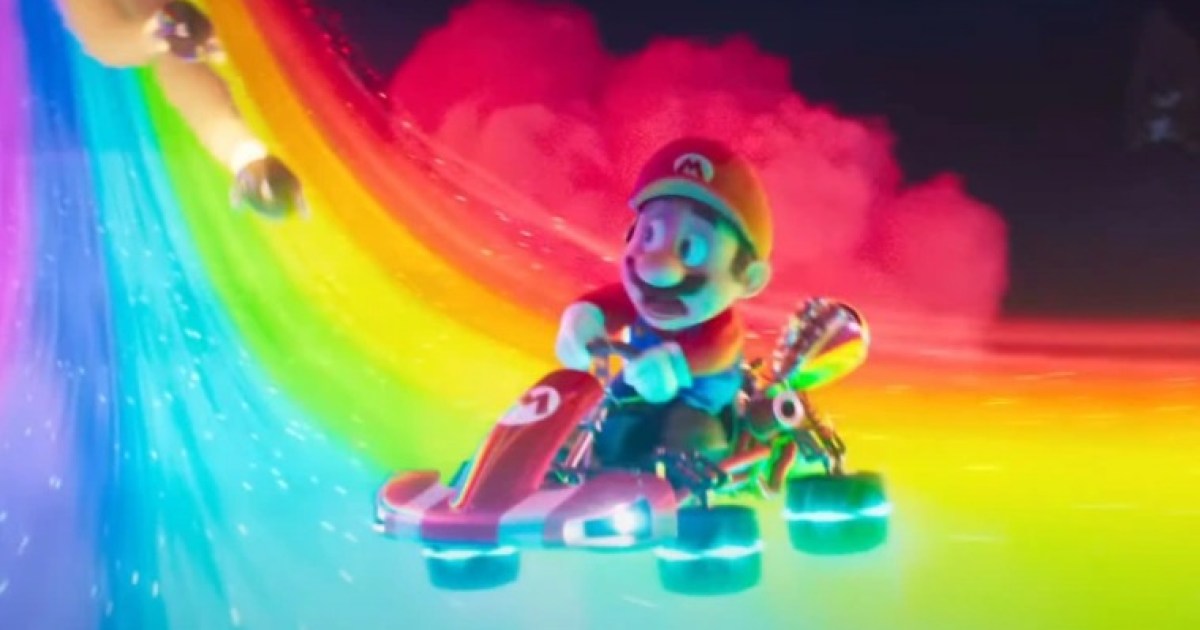 Il trailer finale del film di Super Mario Bros prende Rainbow Road