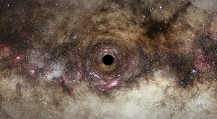 agujero negro mas grande gravedad de la luz