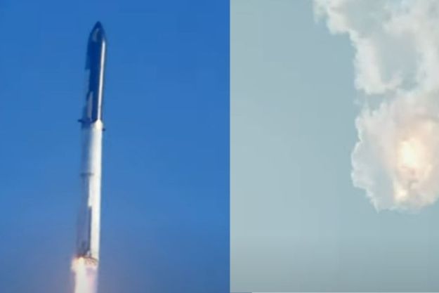 cohete spacex starship explota en el aire