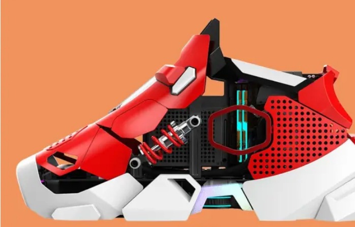 sneaker x cooler master zapato pc videojuegos