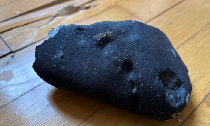 meteorito cae sobre techo casa nueva jersey