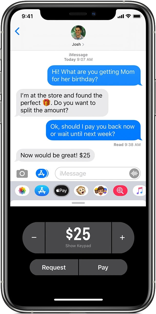 best apps pay debts ios13 iphone 11pro messages send apple cash payment