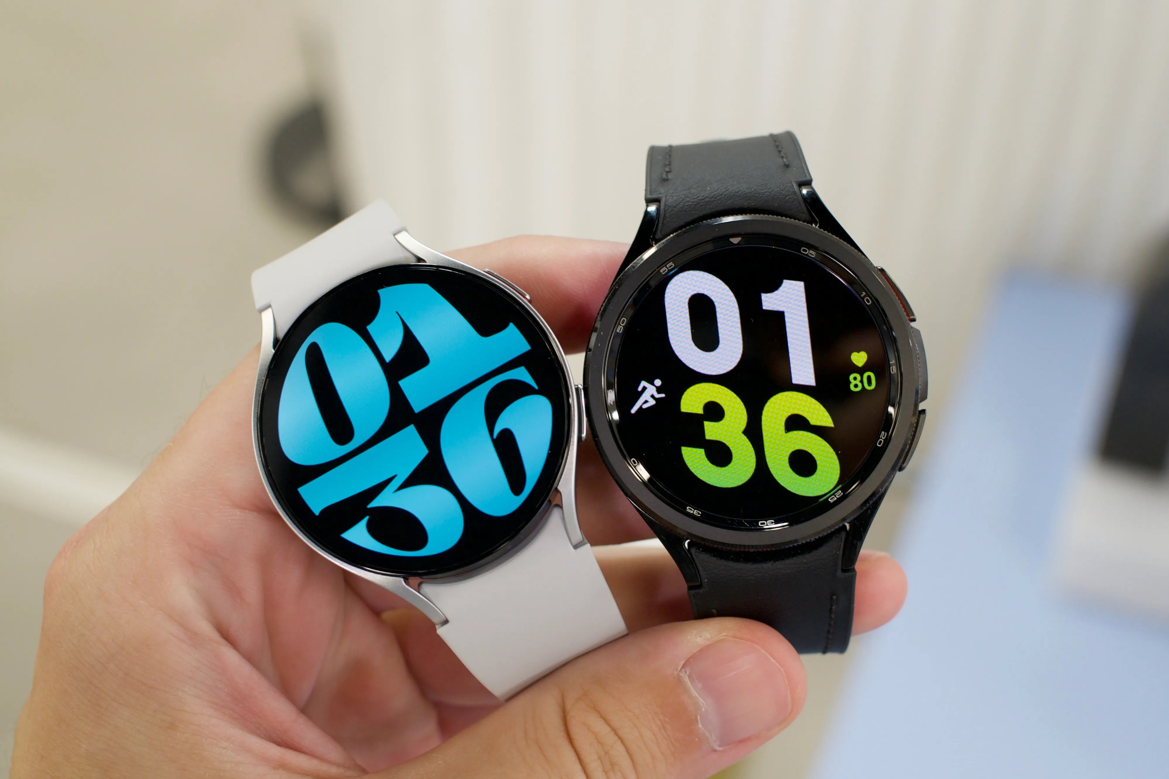 Samsung Galaxy Watch 6 vs. Galaxy Watch 6 Classic.