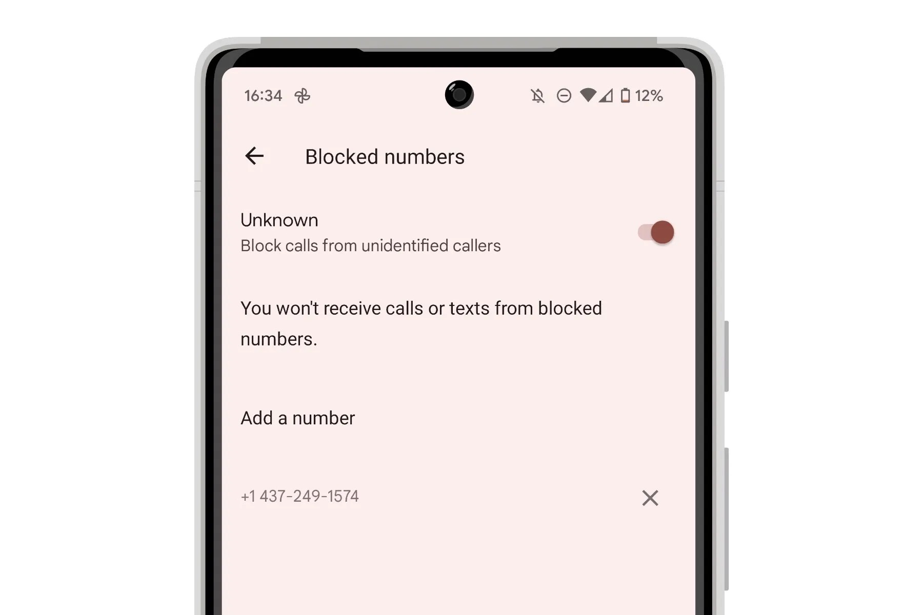 Cómo bloquear llamadas no identificadas en un teléfono Android