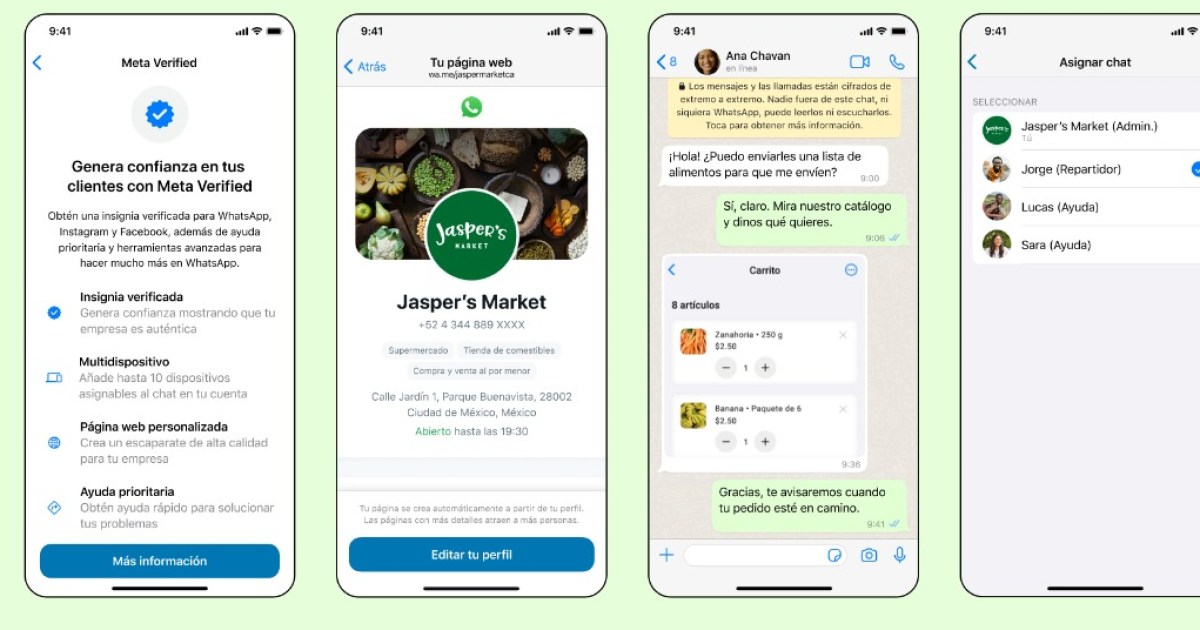 WhatsApp offers flows, account verification, and payments