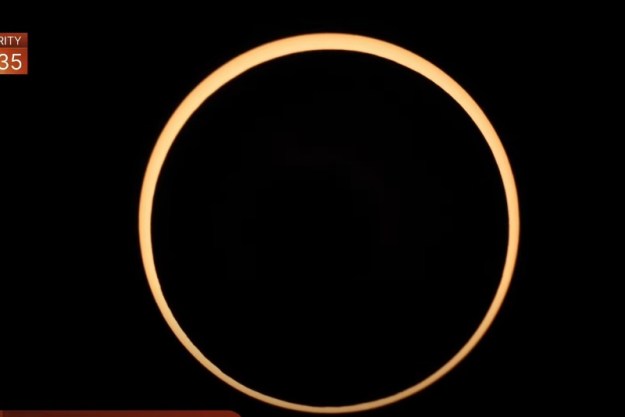 eclipse solar anular video anillo de fuego