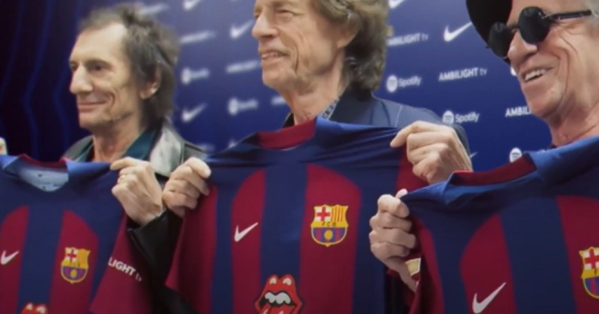 FC Barcelona se vestirá de Rolling Stones no clássico com o Real Madrid