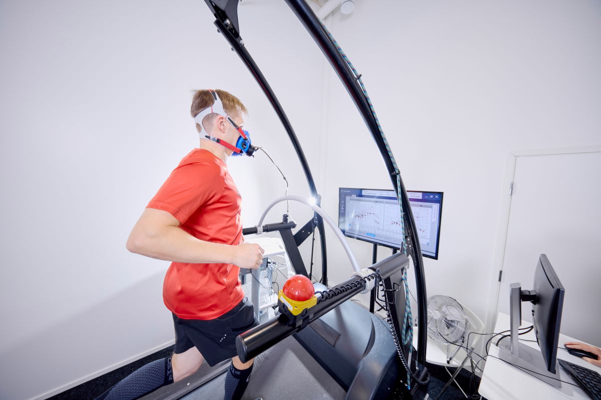 laboratorio salud huawei finlandia instrumented treadmill area running