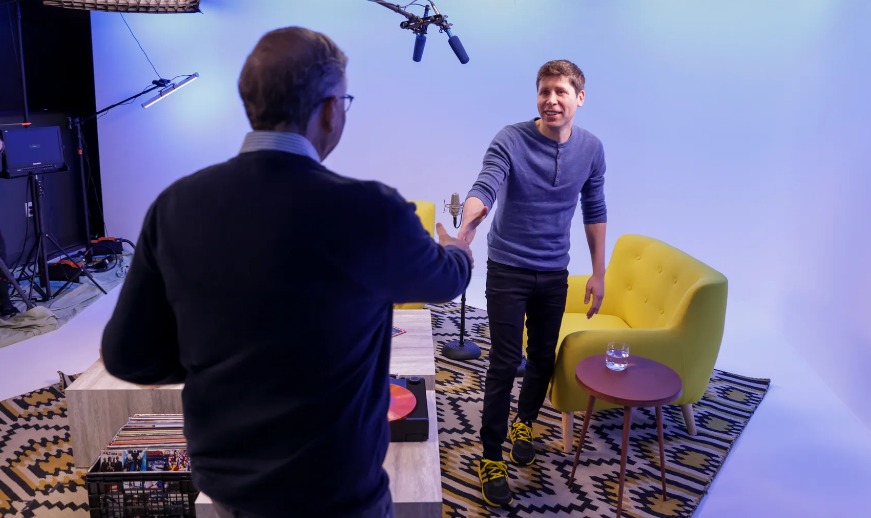 Sam Altman y Bill Gates