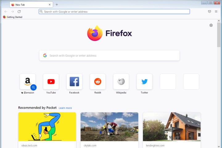Navegador web Firefox.