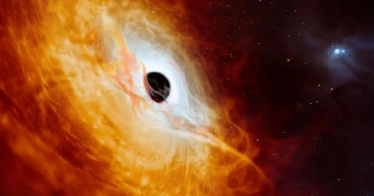 El agujero negro de pesadilla es el objeto más brillante del universo