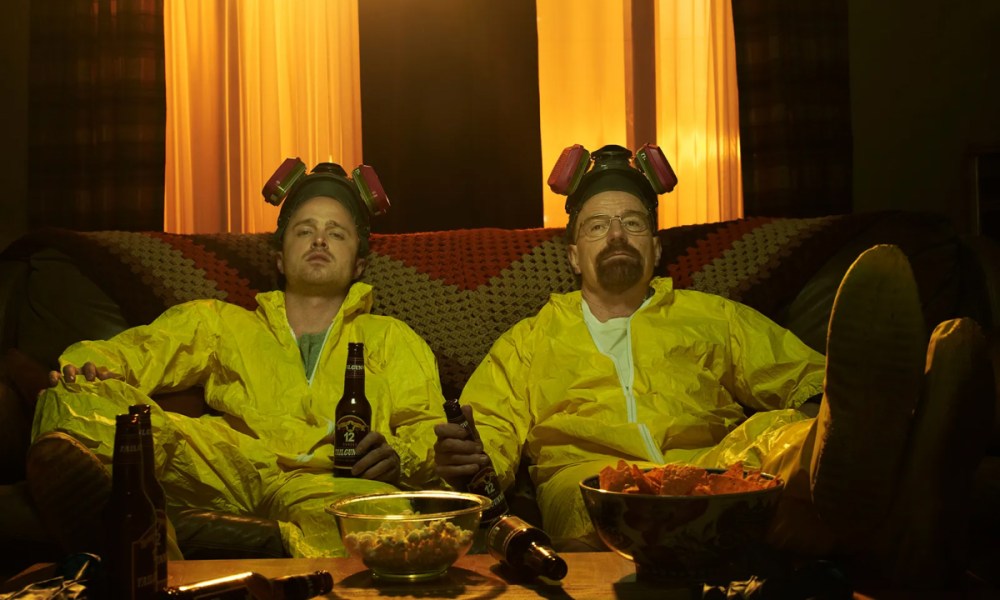 Los protagonistas de la serie Breaking Bad, Jesse Pinkman y Walter White.