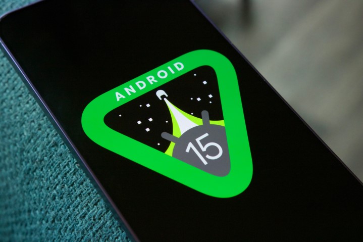 Una imagen del logotipo de Android 15.