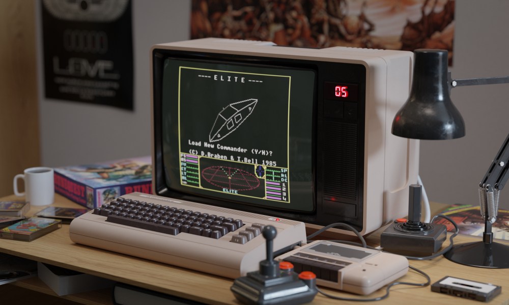 Render del Commodore 64.