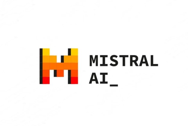 El logotipo de Mistral AI.