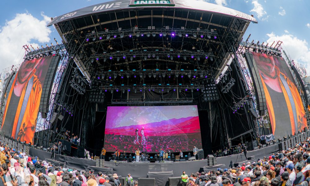 Una fotografía del festival de música Vive Latino.