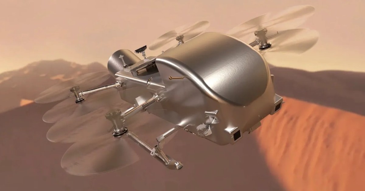 Un dron del tamaño de un automóvil irá a la luna de Saturno