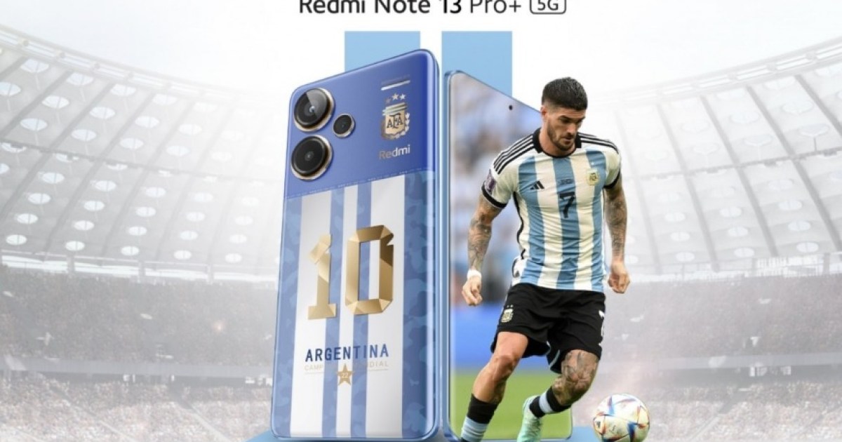 Así es el Redmi Note 13 Pro Plus 5G edición campeón del mundo