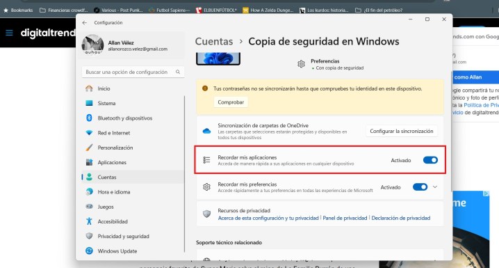 Cómo configurar la copia de seguridad de Windows 11.
