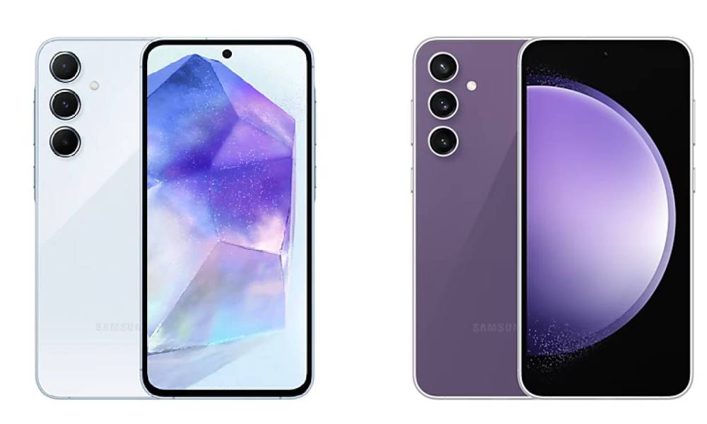 galaxy a55 vs s23 fe cual es mejor