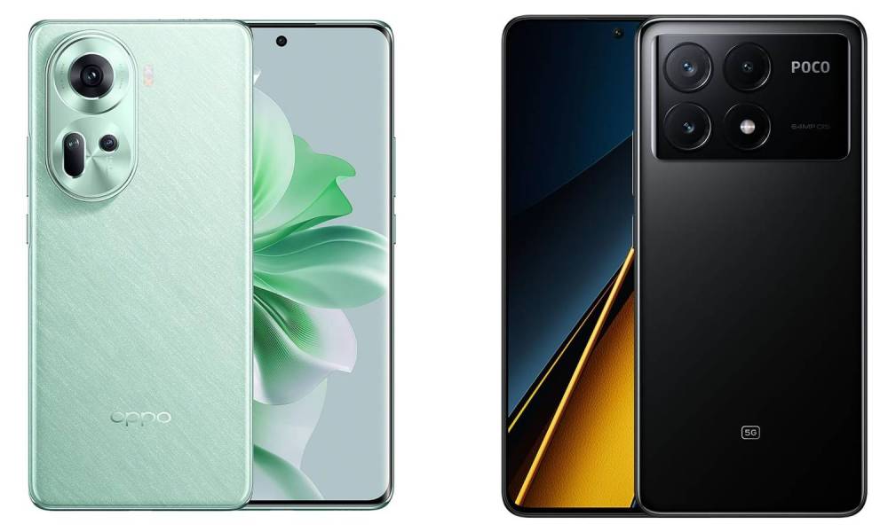 oppo reno 11 vs poco x6 pro cual conviene mas