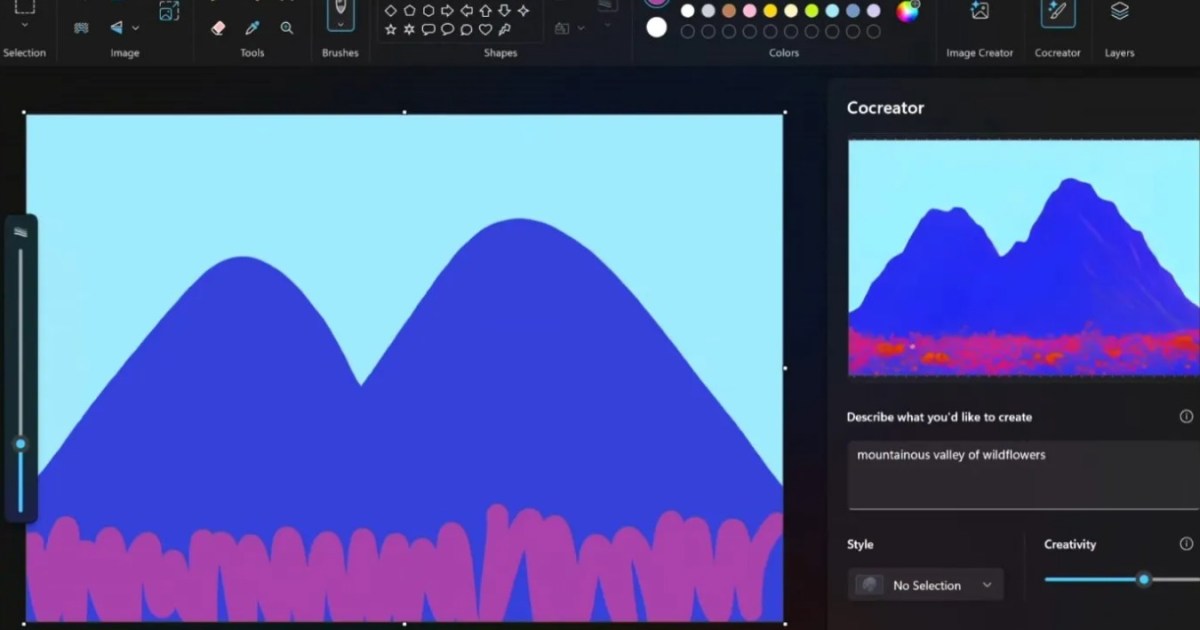 Microsoft Paint hará que tus garabatos ahora sean arte