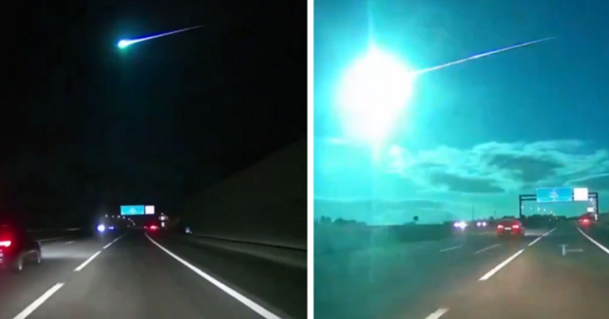 VÍDEOS: as melhores imagens do incrível meteorito que atravessou Espanha e Portugal